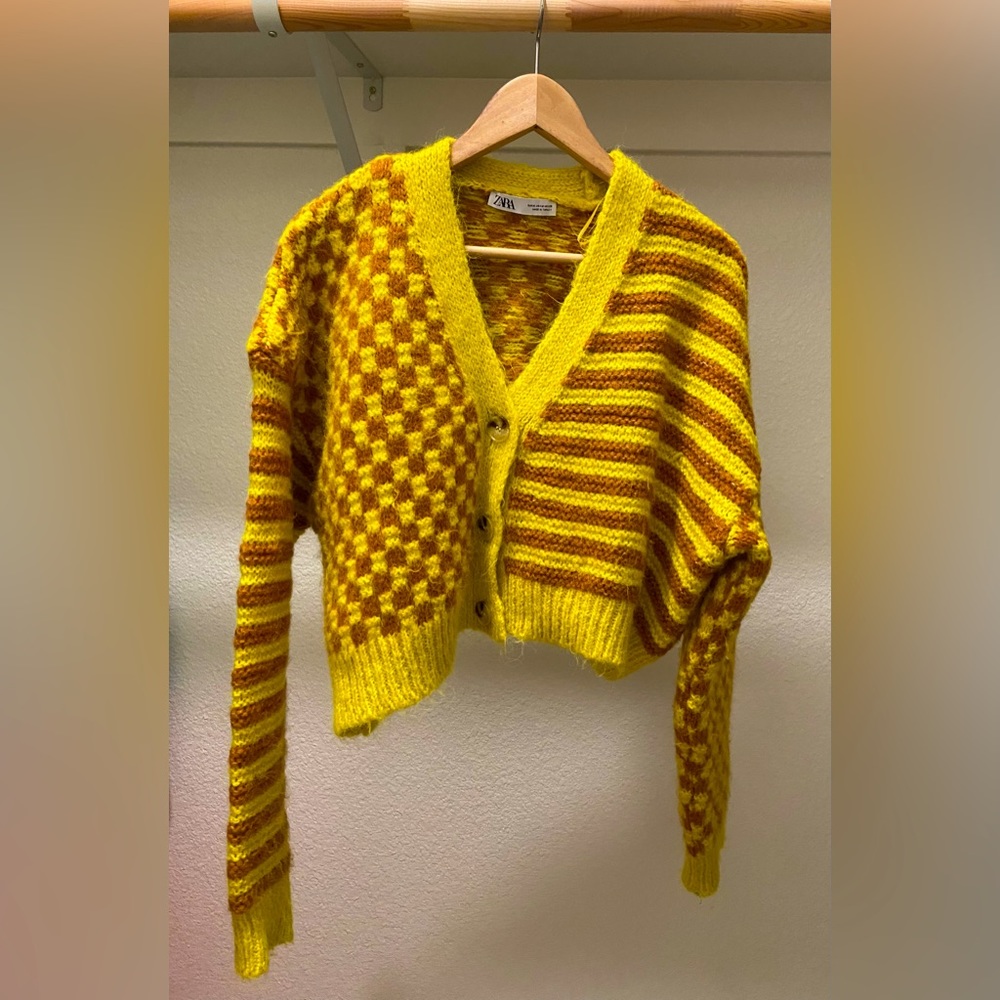 Zara cropped cardigan